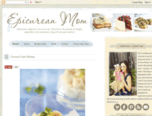 Tablet Screenshot of epicureanmom.com